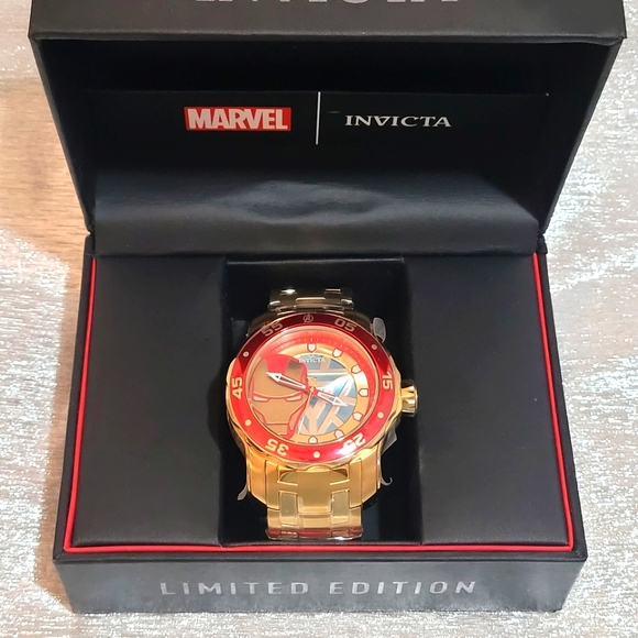 Limited Edition Marvel Ironman Invicta Watch 48mm - Picture 4 of 16